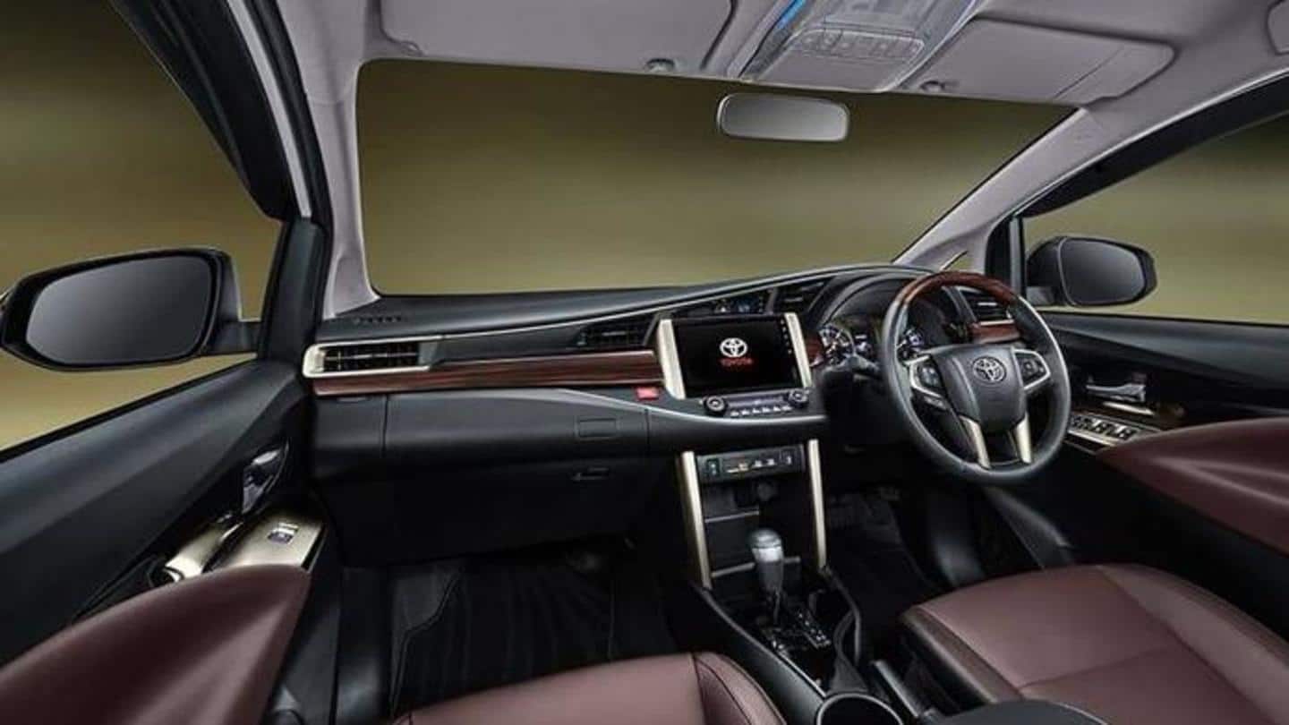 The vehicle has a spacious cabin with many features The vehicle has a spacious cabin with many features