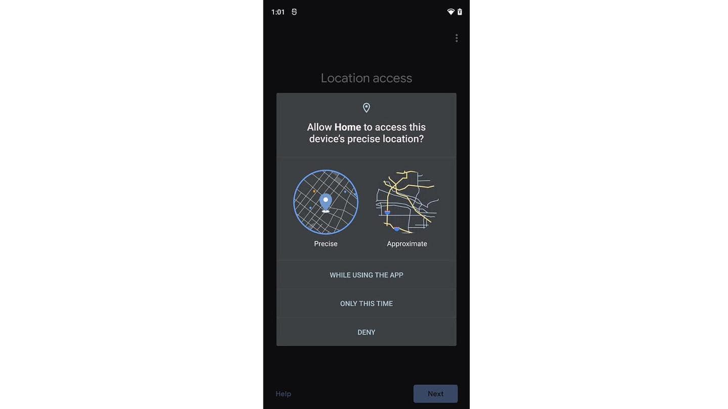 Now, control whether apps access either accurate or approximate location Now, control whether apps access either accurate or approximate location