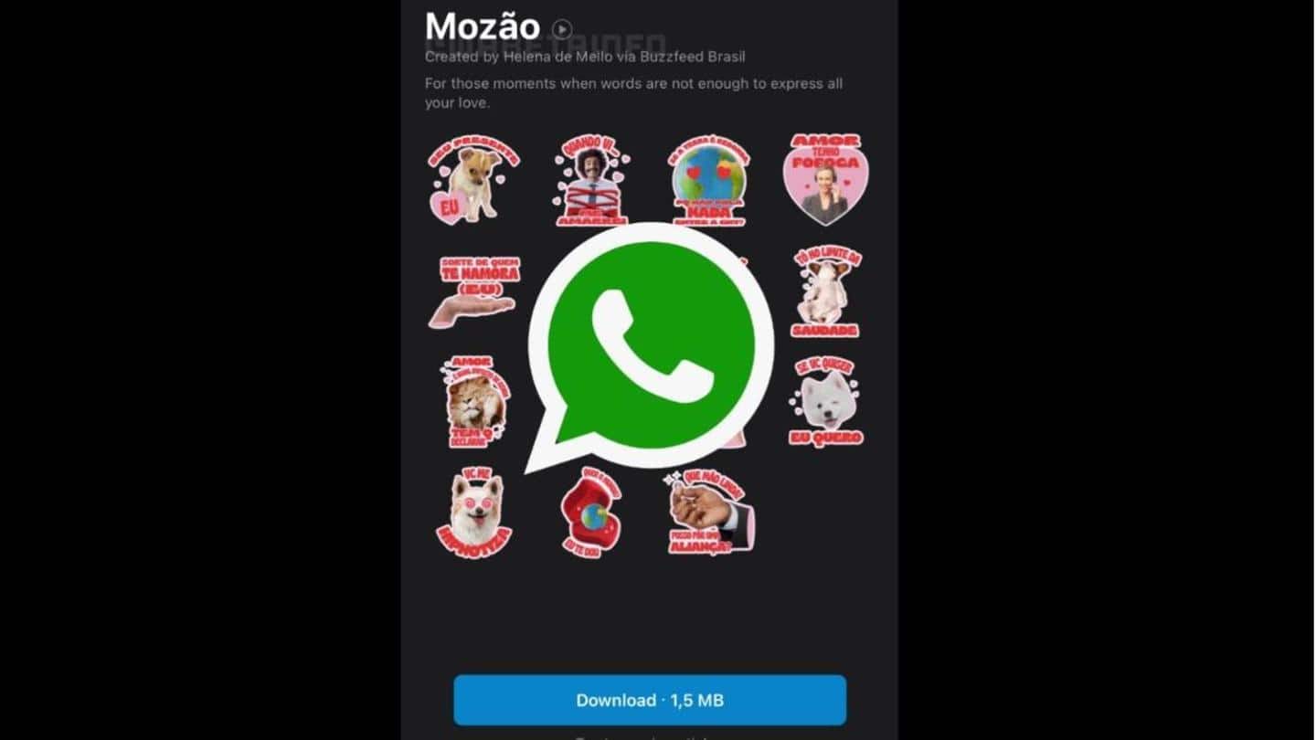 New sticker pack released for WhatsApp users on Android, iOS