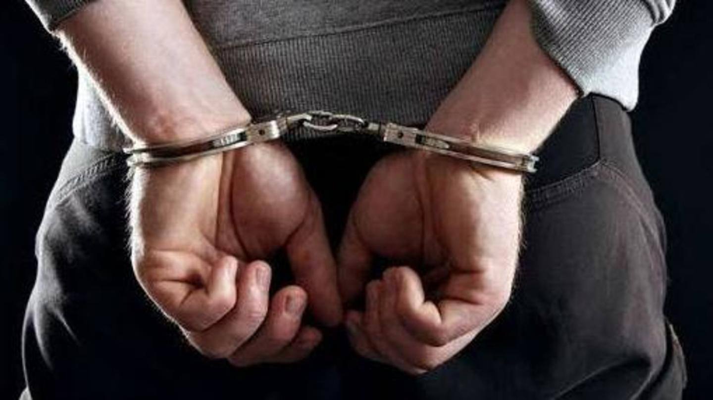 Trio was arrested after the man's wife lodged a complaint Trio was arrested after the man's wife lodged a complaint