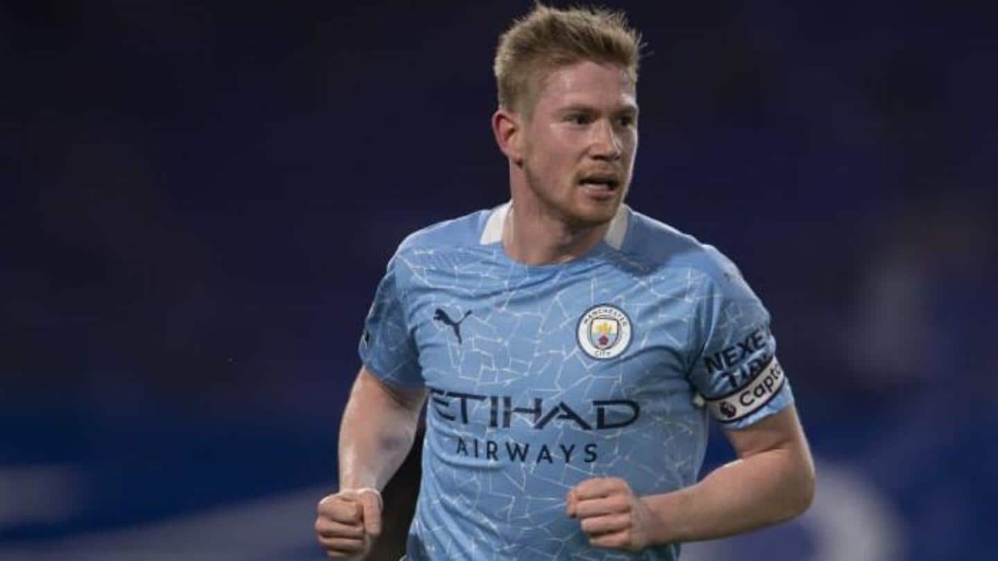 De Bruyne's Premier League numbers De Bruyne's Premier League numbers