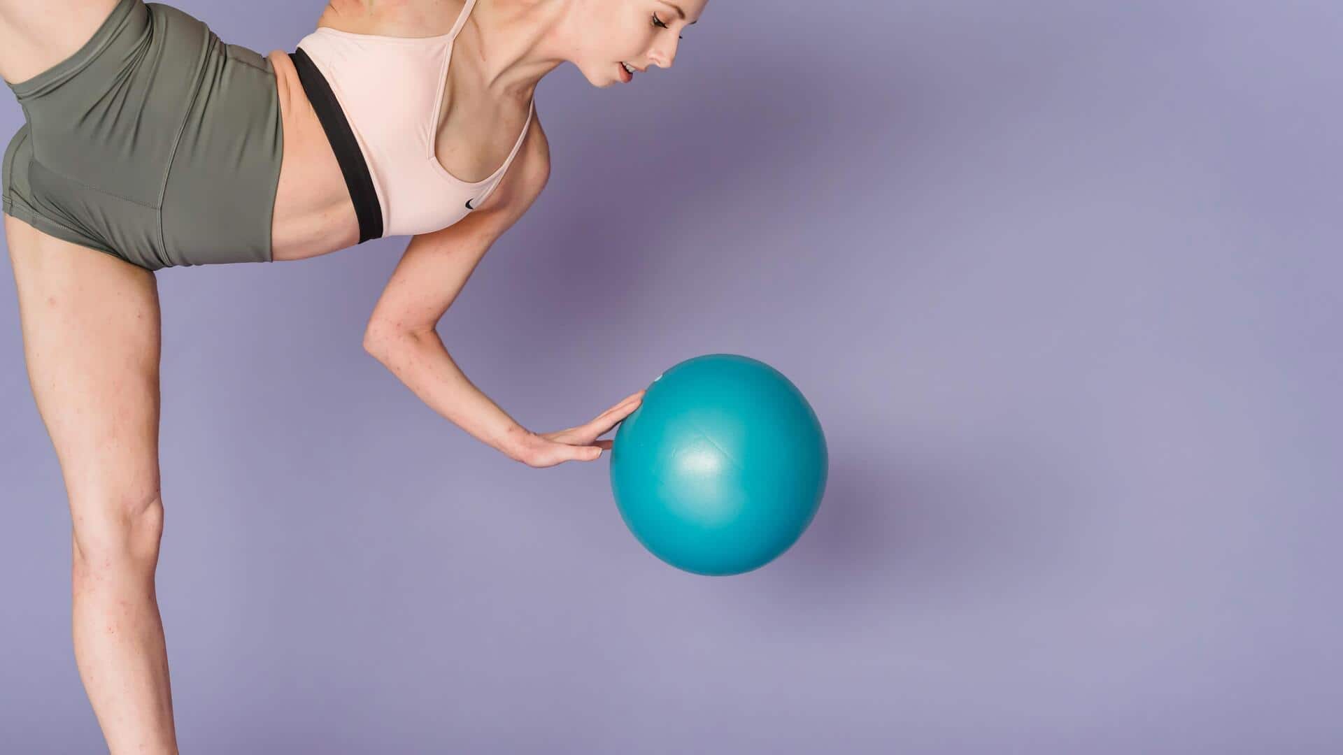 Ball moves that'll make your shoulders stronger and more flexible