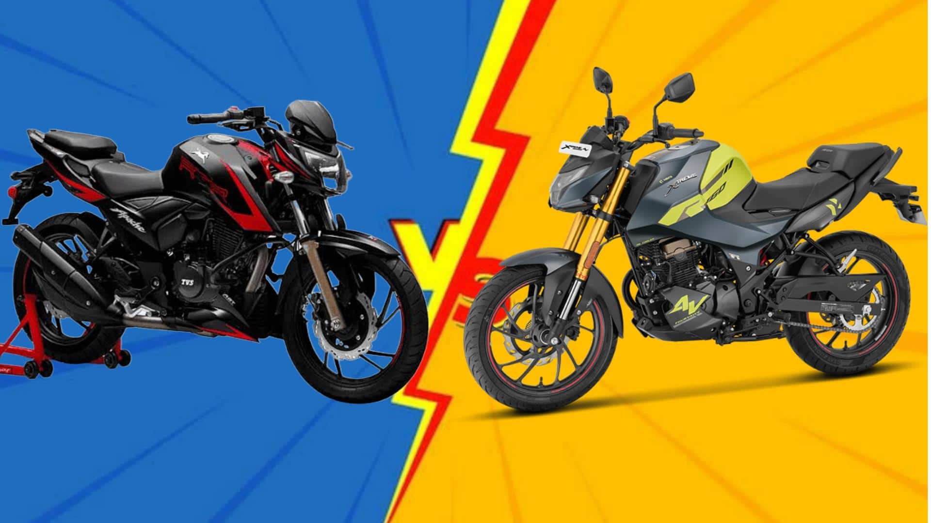 Is Hero Xtreme 160R better than TVS Apache RTR 160