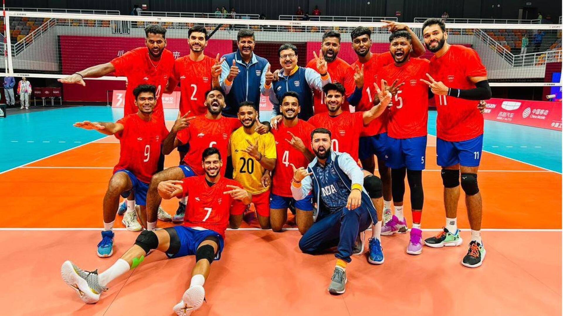 Asian Games, volleyball India beat Chinese Taipei 30