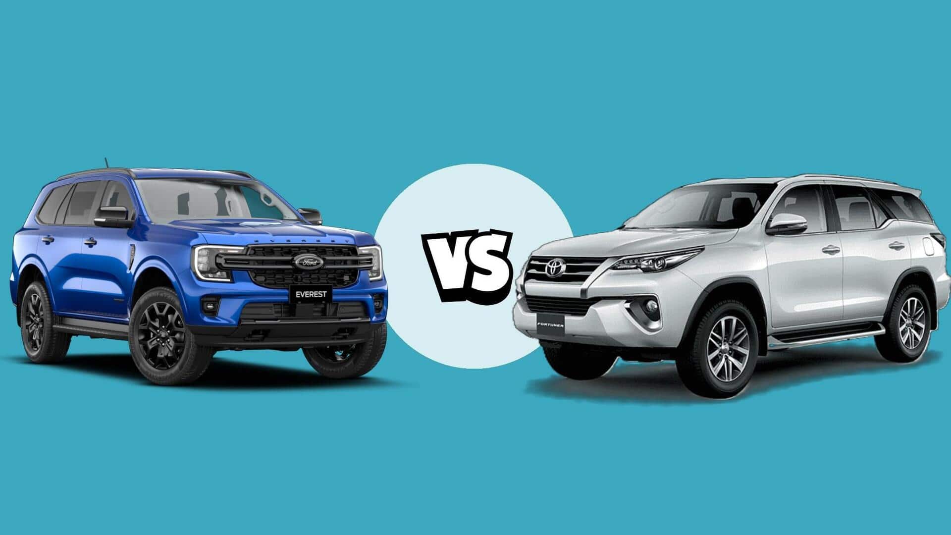 How new-generation Ford Endeavour fares against Toyota Fortuner in India
