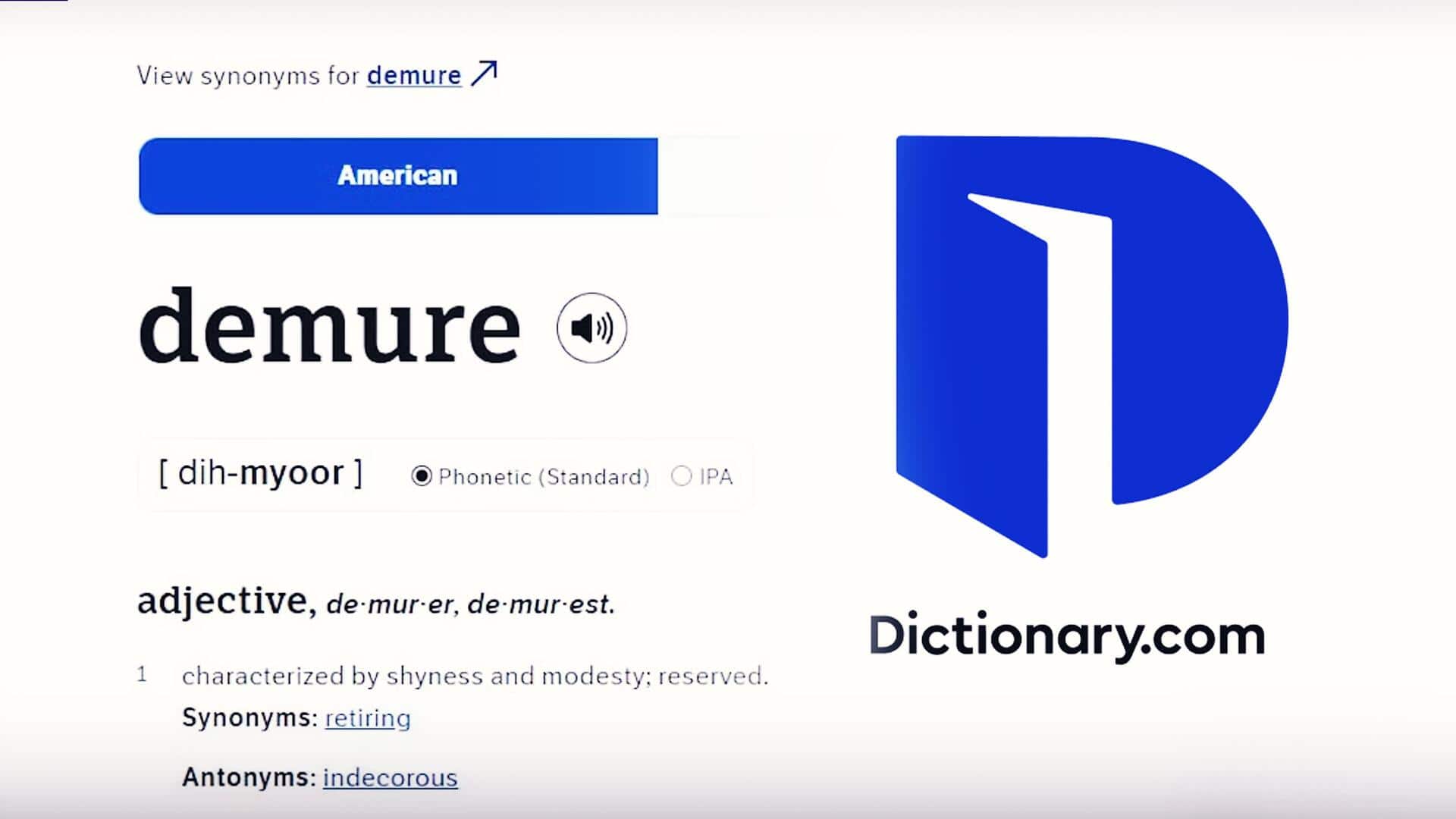 'Demure' is Dictionary.com's Word of the Year. Here's why