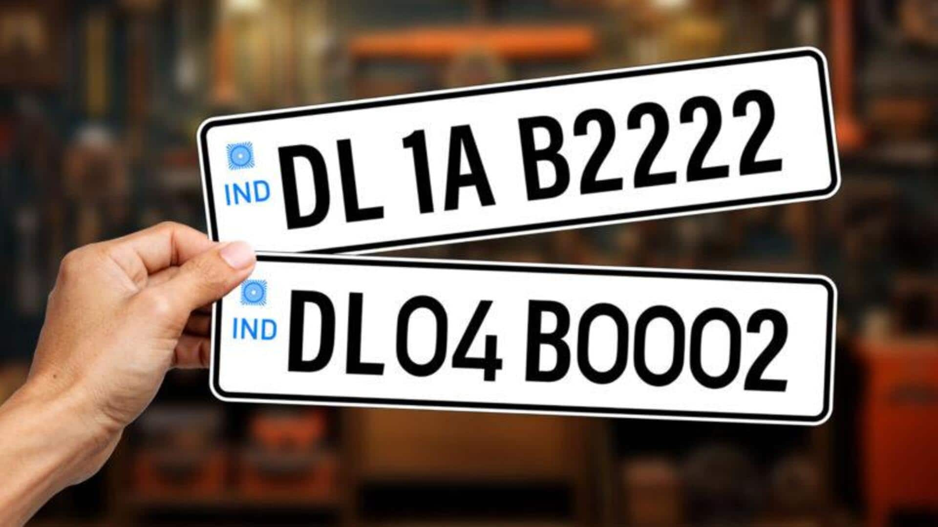 How to get a VIP number plate for your vehicle