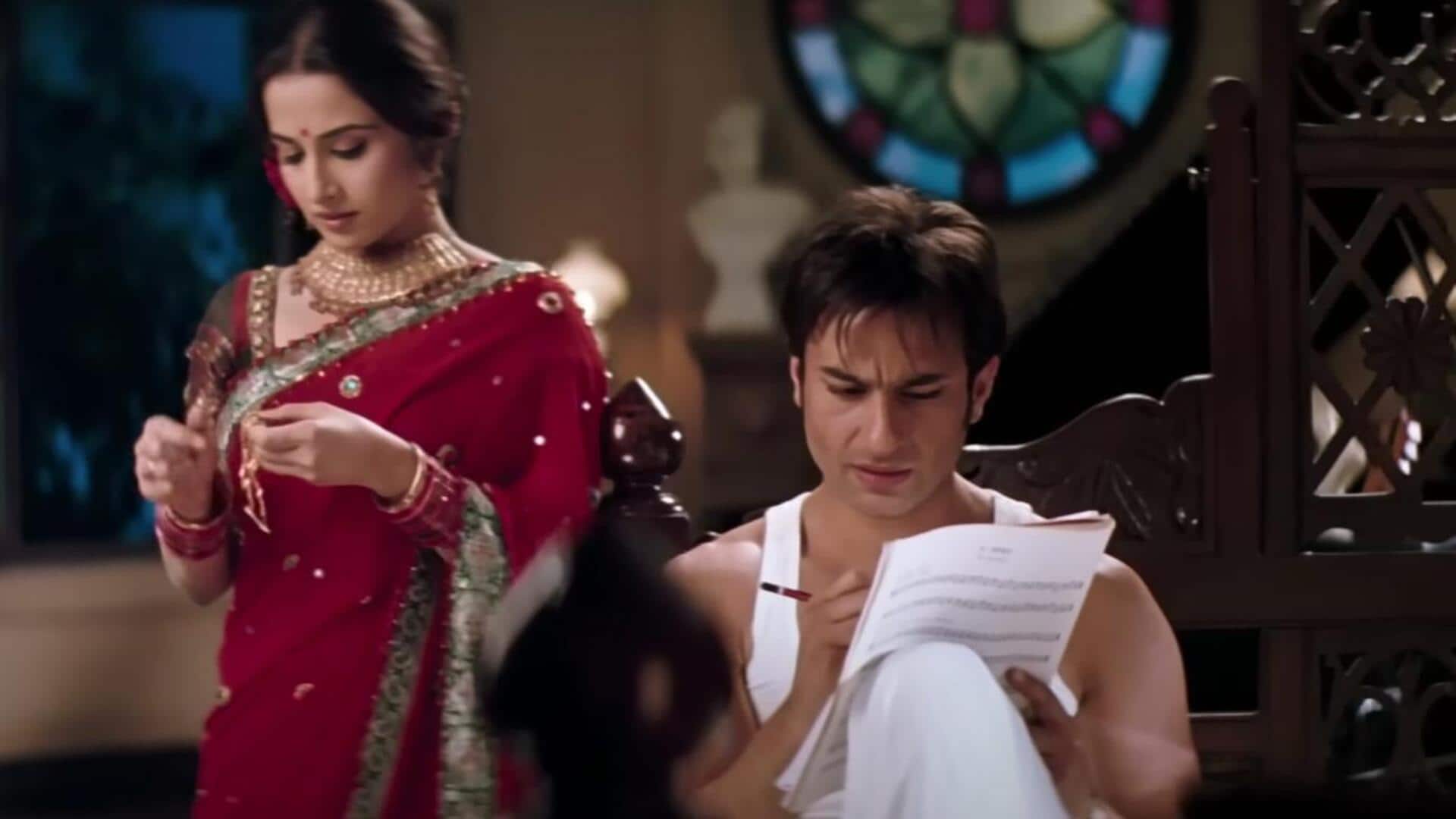 Vidya Balan, Saif 'hardly spoke' during 'Parineeta' shoot: Here's why