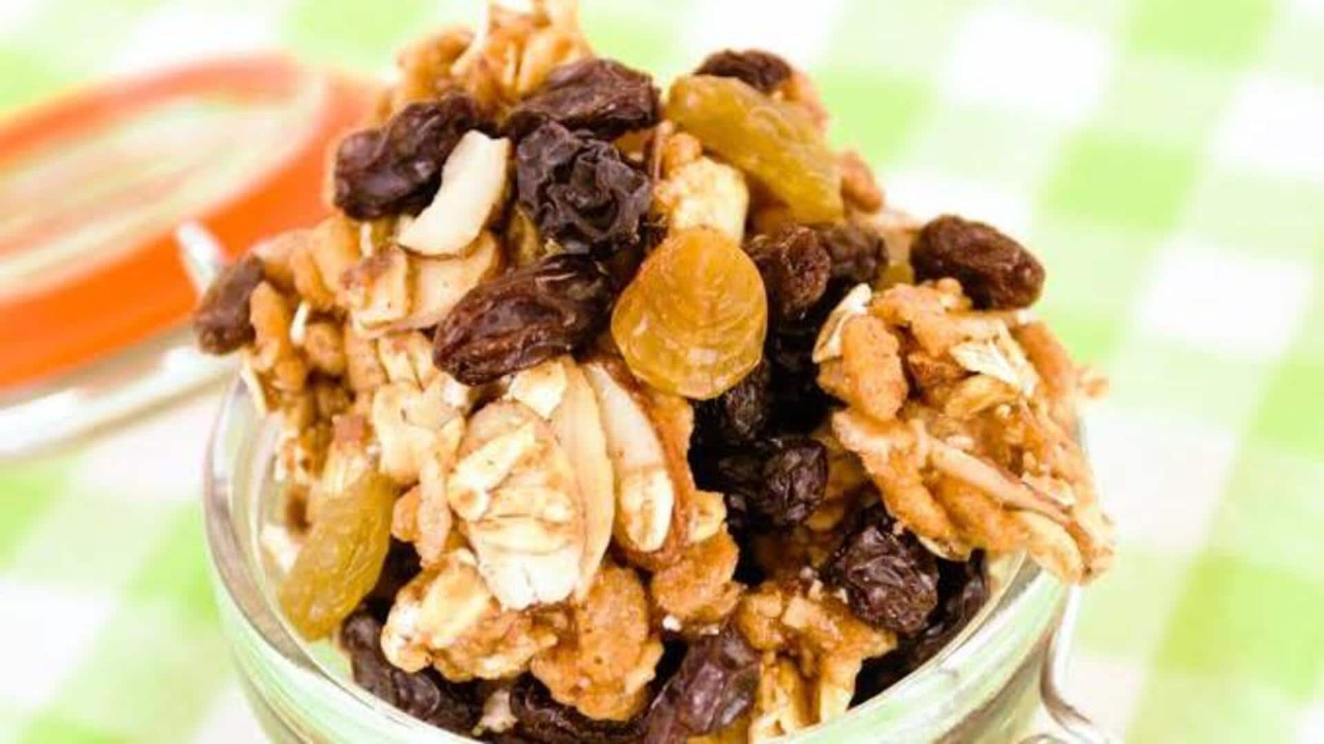 Healthy and tasty: Honey nut clusters