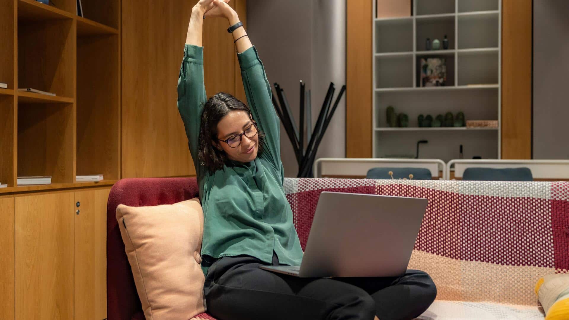 Improve your posture with couch stretches