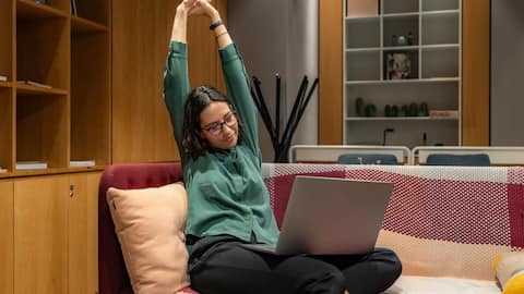 Improve your posture with couch stretches