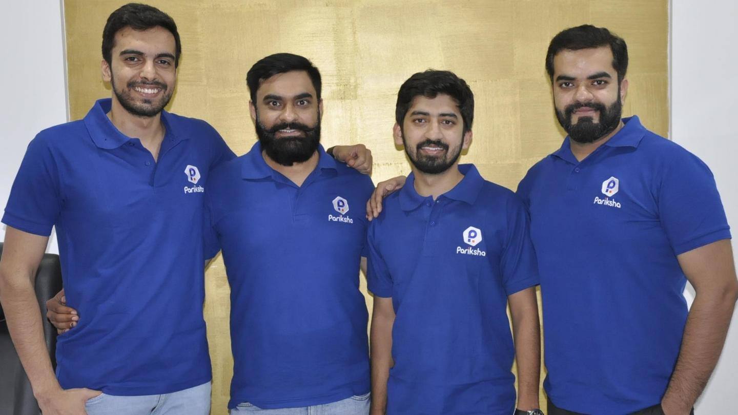 Pariksha was co-founded by Karan, his brother, and two IITians Pariksha was co-founded by Karan, his brother, and two IITians