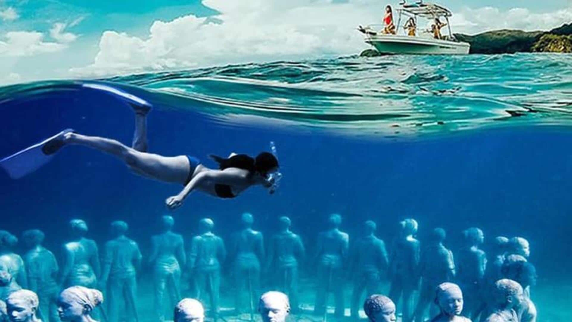 Dive into Grenada's underwater sculpture park