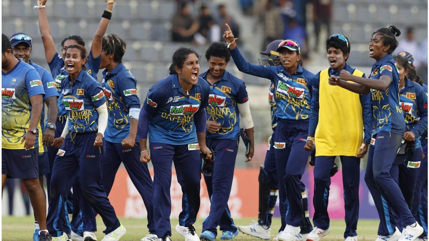 Women's Asia Cup 2022: Sri Lanka overcome Pakistan, reach final