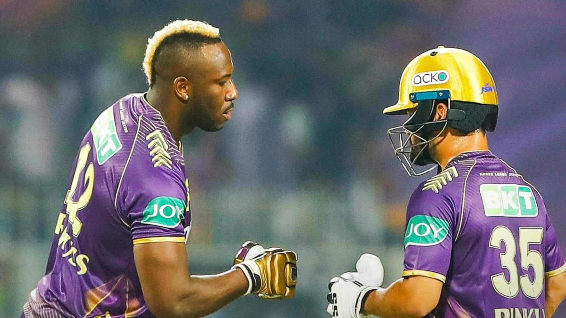 IPL: Russell and Rinku register this partnership record for KKR