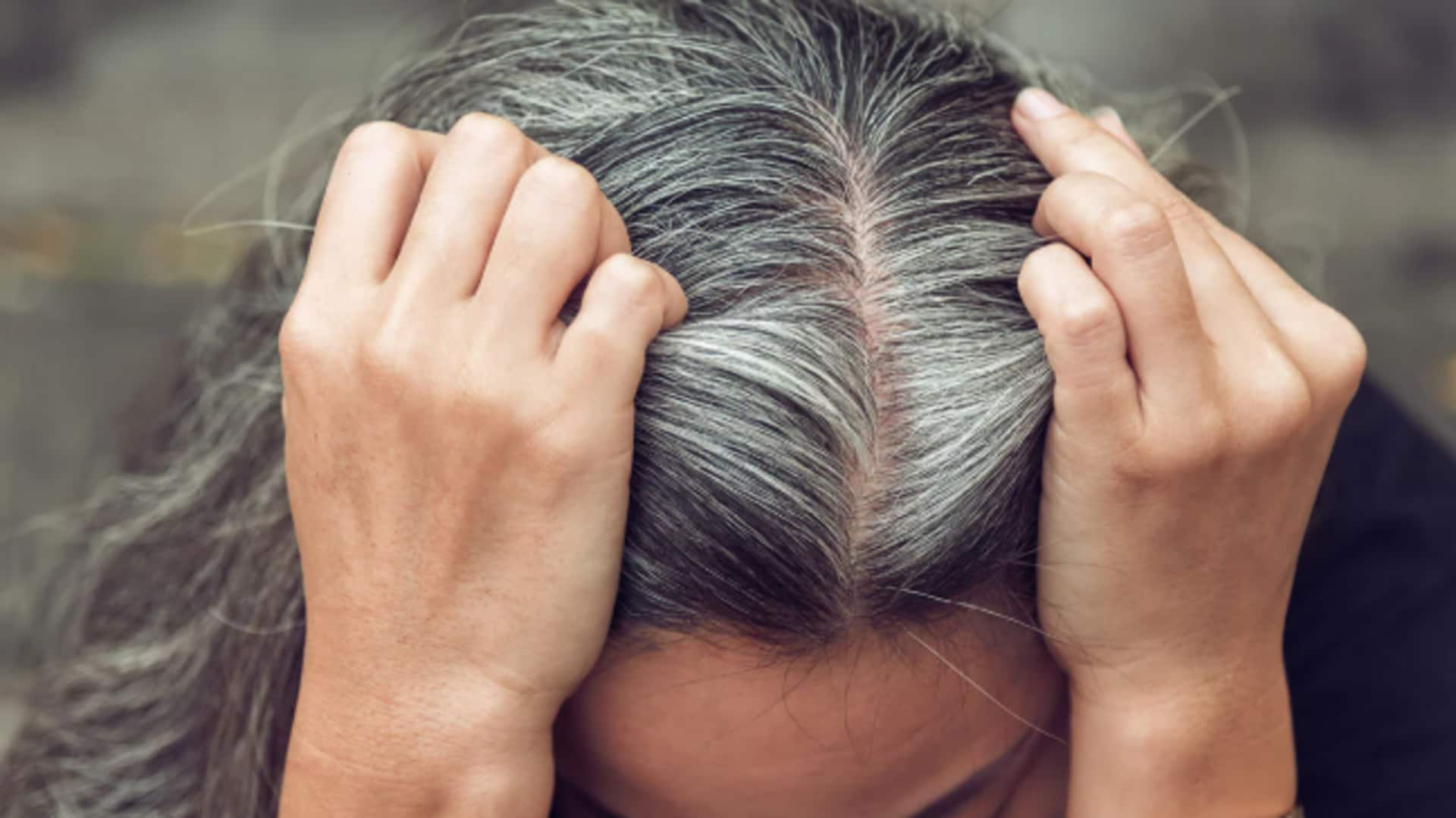 Embrace your gray hair with the trendy shadow root look