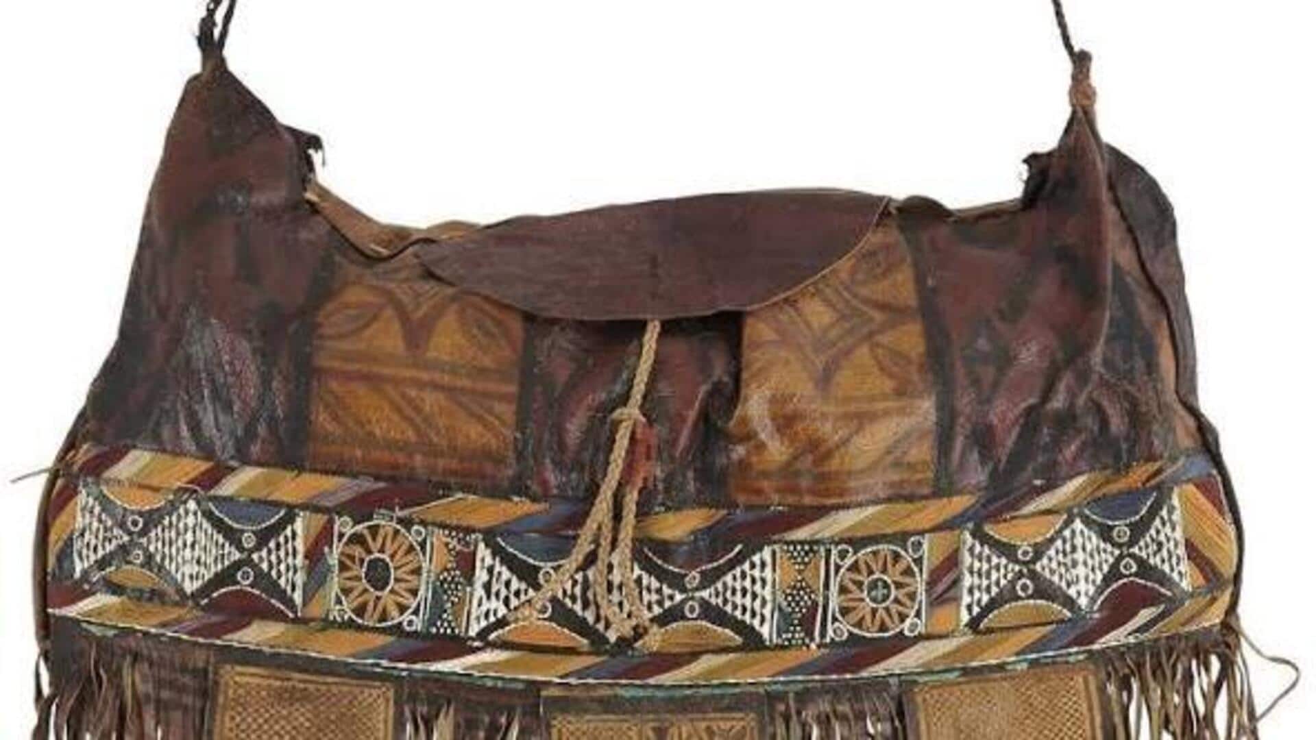 What is Tuareg leather art?