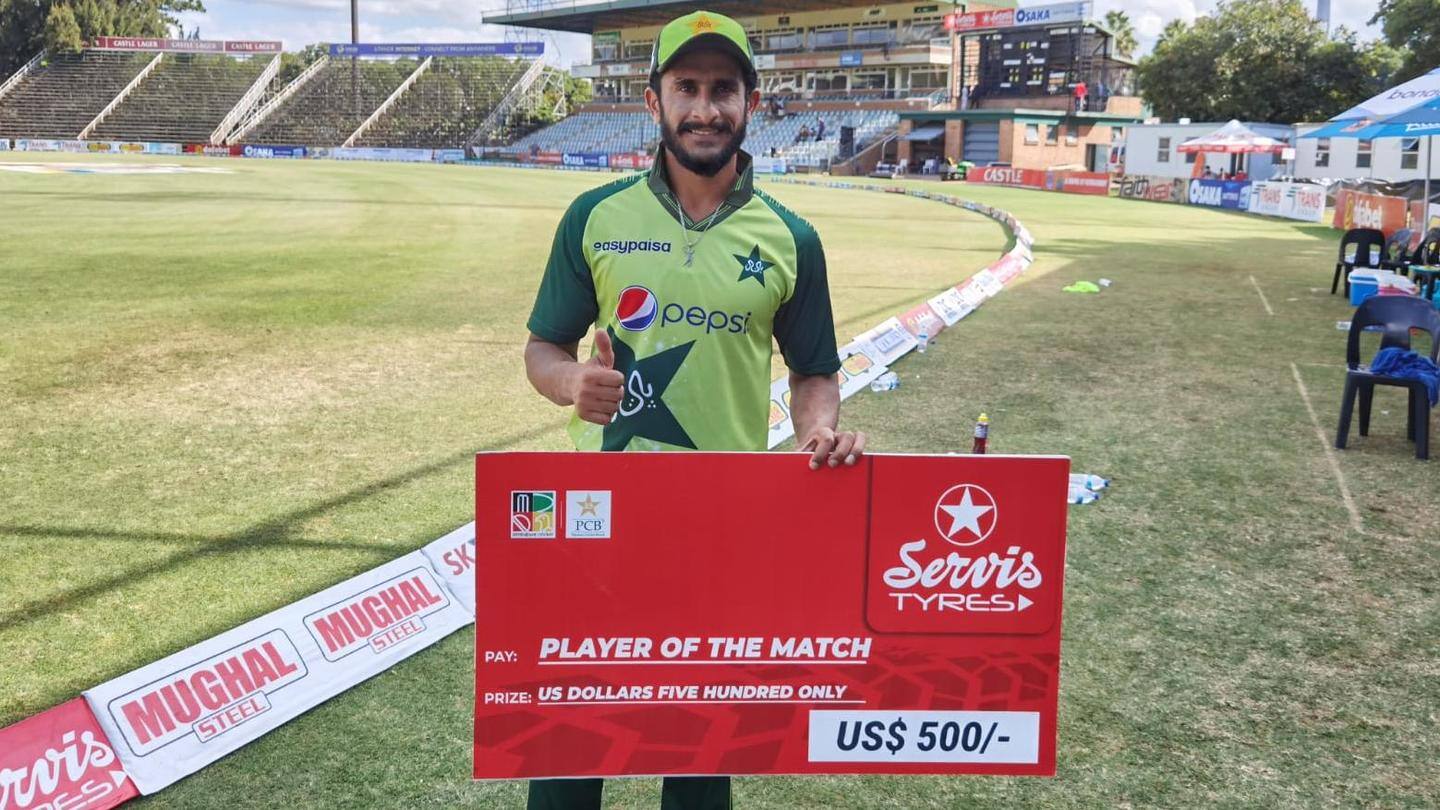 Hasan Ali picked up four wickets in the match Hasan Ali picked up four wickets in the match