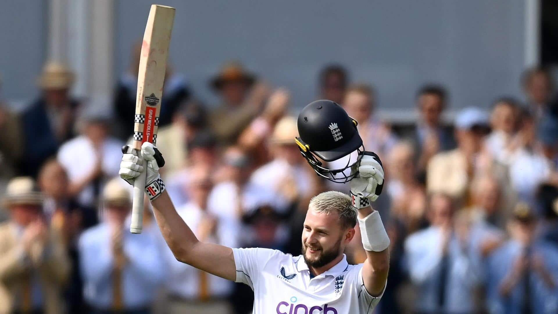 England pacer Gus Atkinson hammers his maiden Test century: Stats