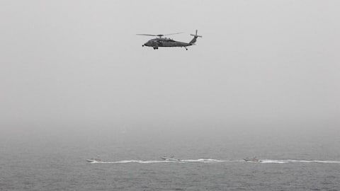 US crew rescued after helicopter goes down near Hormuz