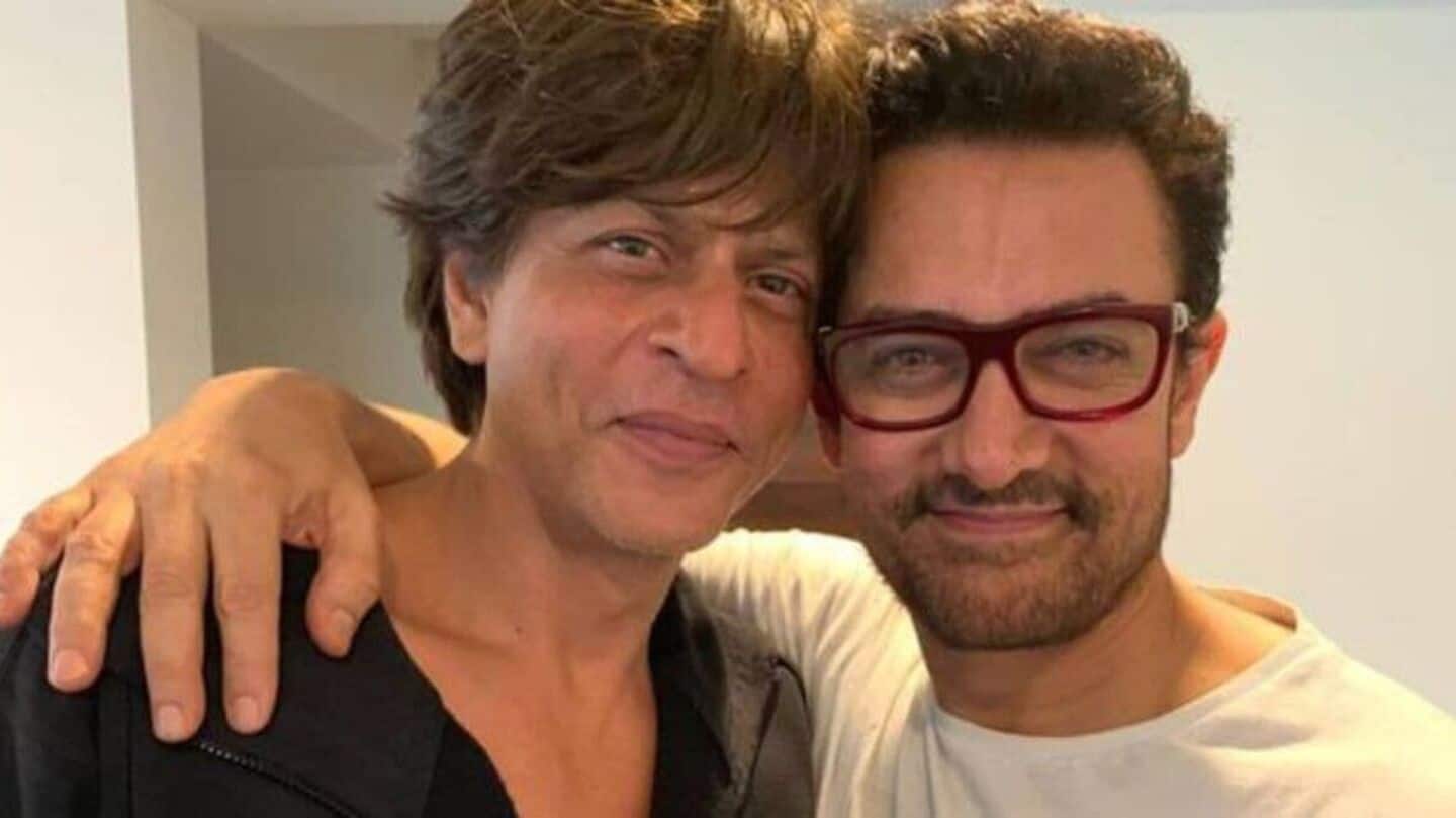 Aamir got 'thoughtful gift' from SRK; but never used it Aamir got 'thoughtful gift' from SRK; but never used it