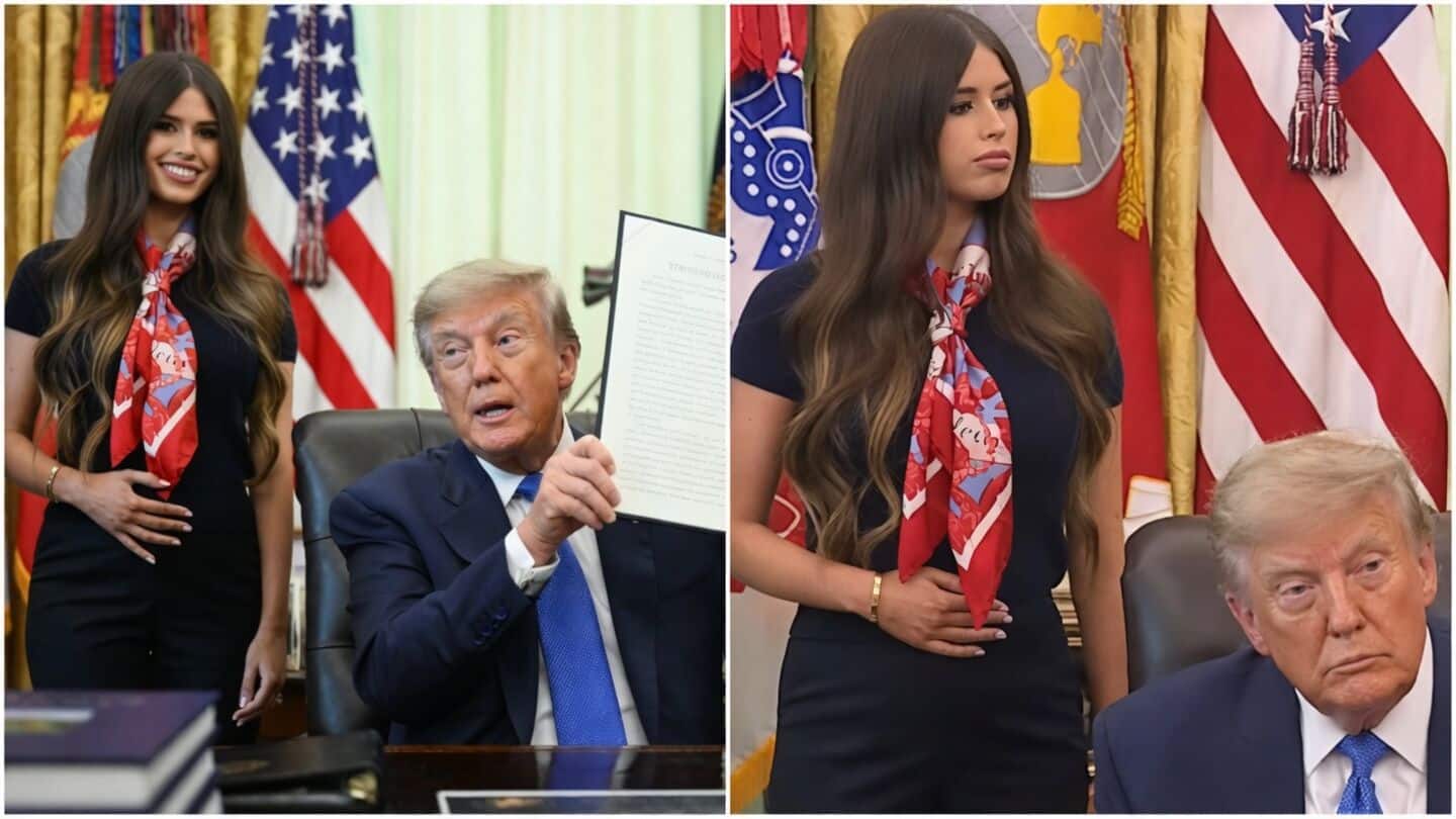Who's Jayme Franklin? Woman at Trump event goes viral 