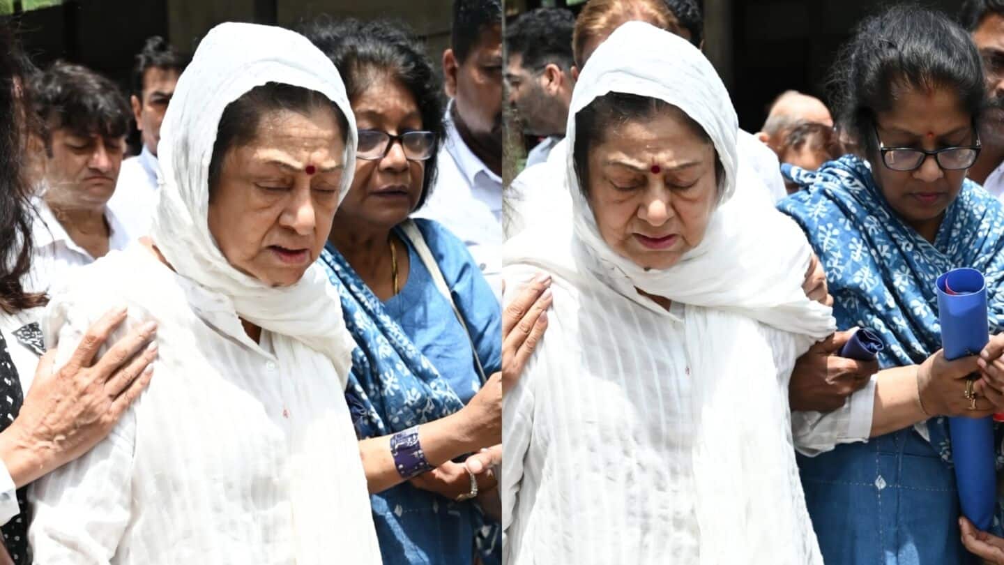 Kuku Kohli's funeral: Aruna Irani breaks down; Bollywood pays respects
