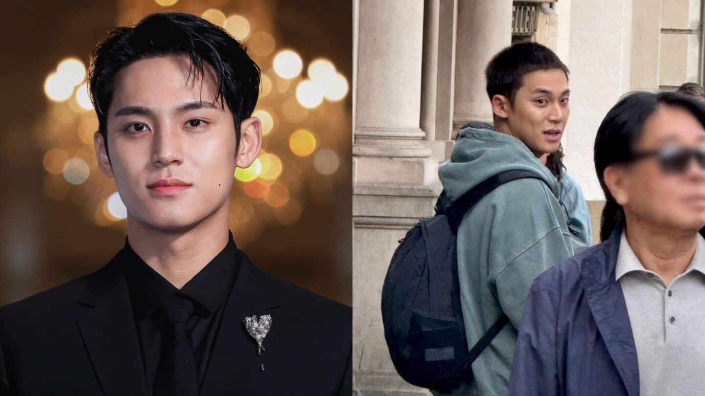 Did SEVENTEEN's Mingyu visit Spain amid military service?