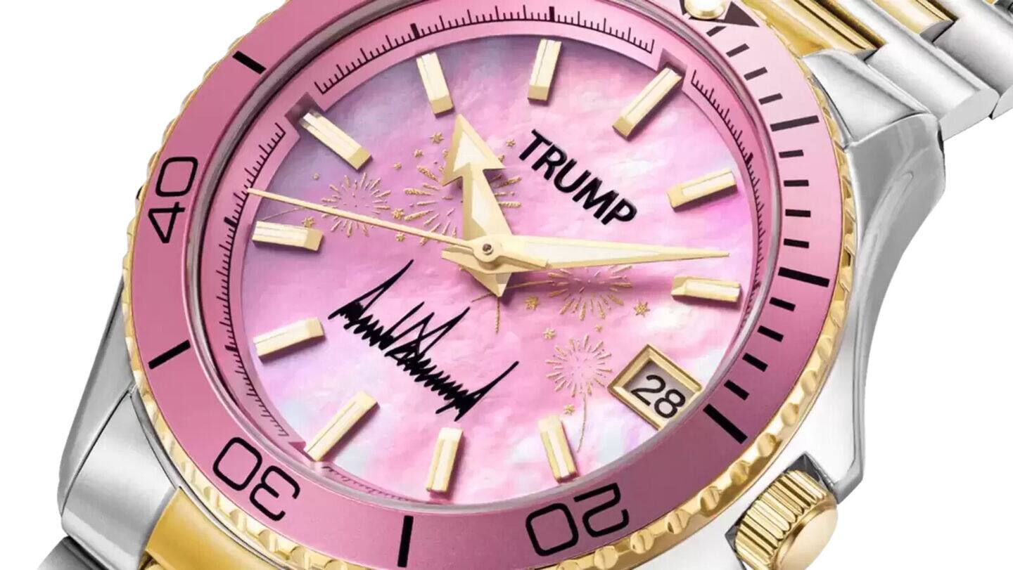 Donald Trump's $600 watch fails spelling test Donald Trump's $600 watch fails spelling test
