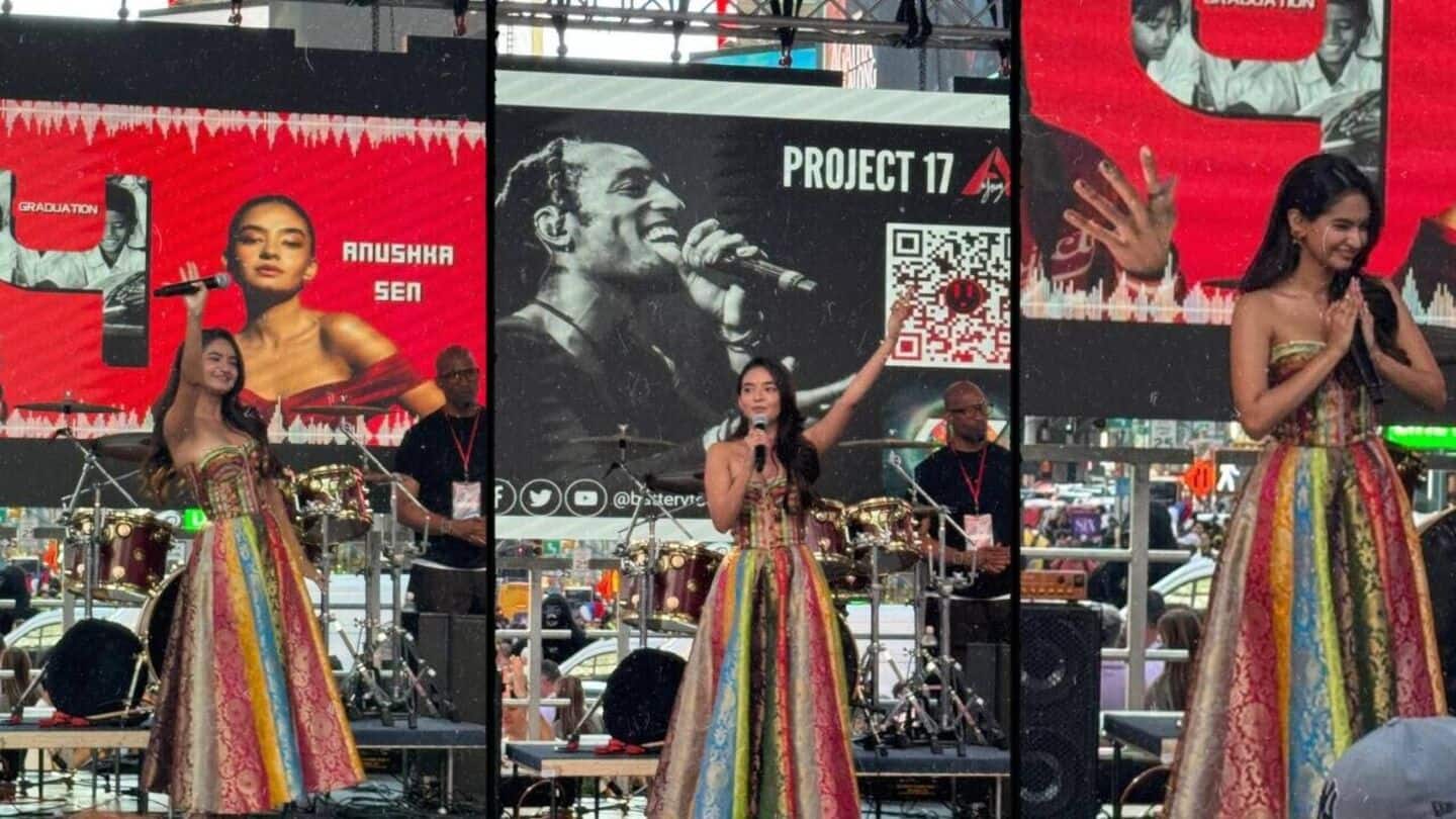 Anushka Sen debuts as singer, teams with Grammy winner