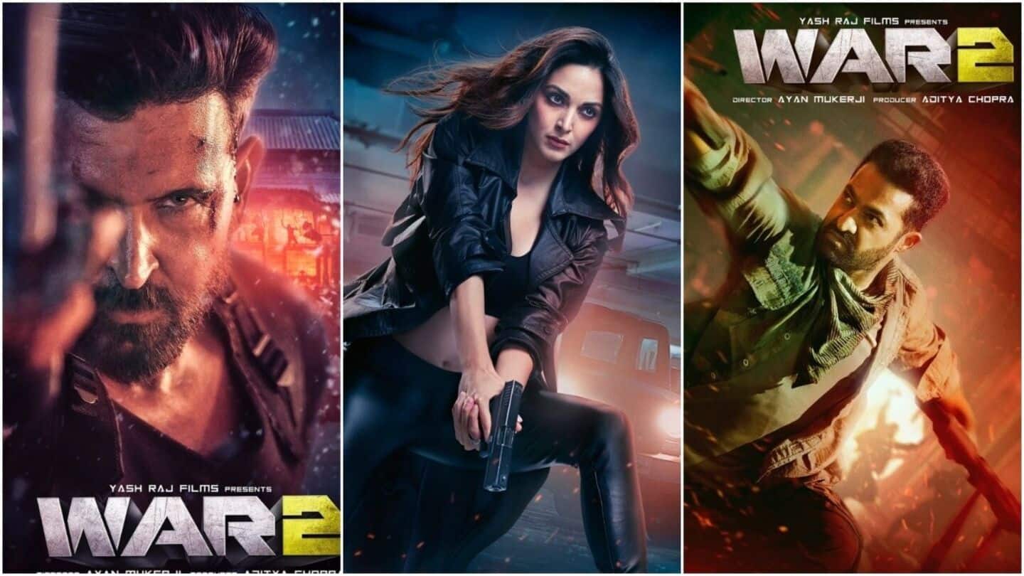 'War 2' posters out! Hrithik, Kiara, Jr NTR shine 'War 2' posters out! Hrithik, Kiara, Jr NTR shine