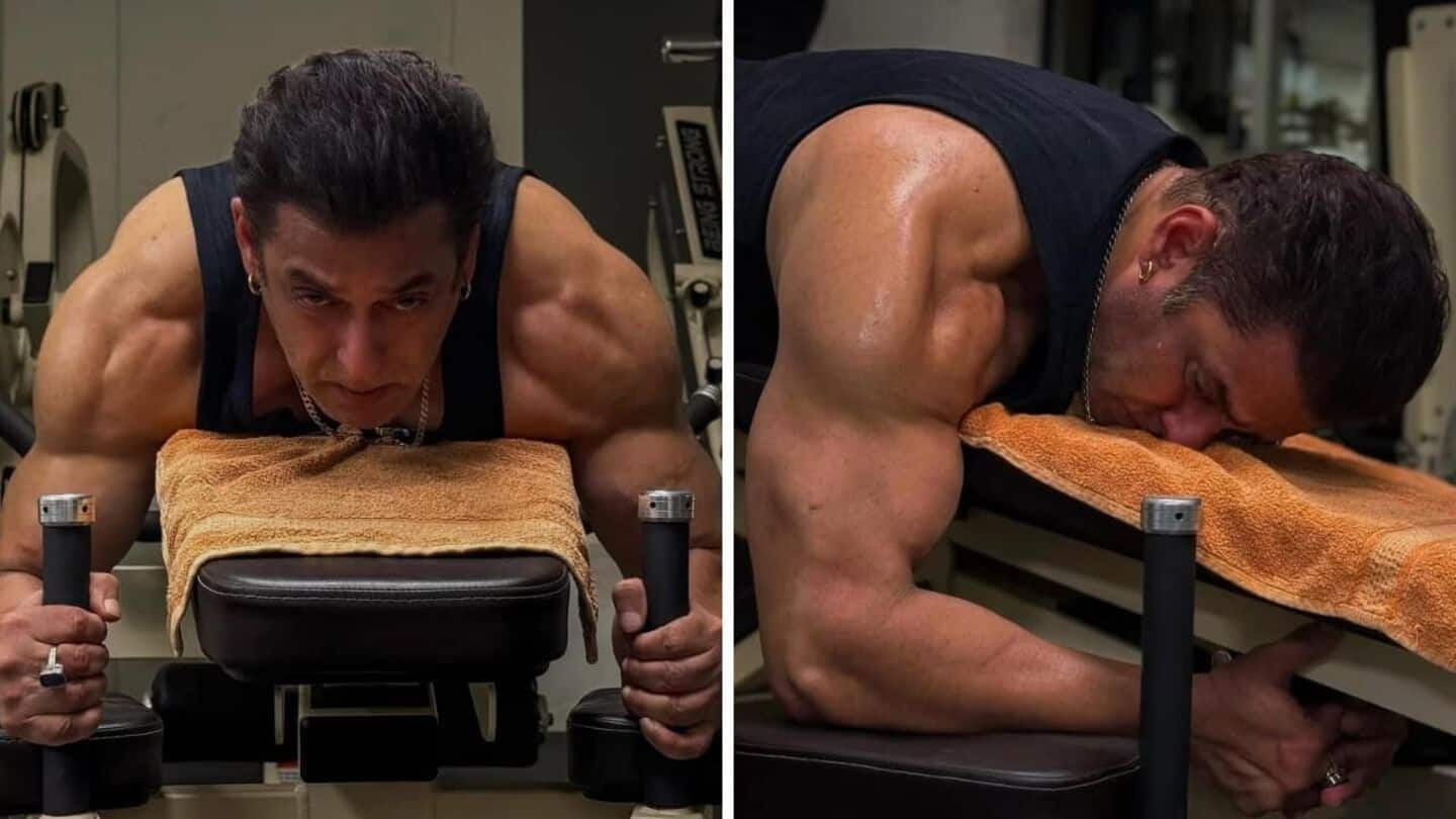 Before 60th birthday, Salman flexes muscles: Check out post 