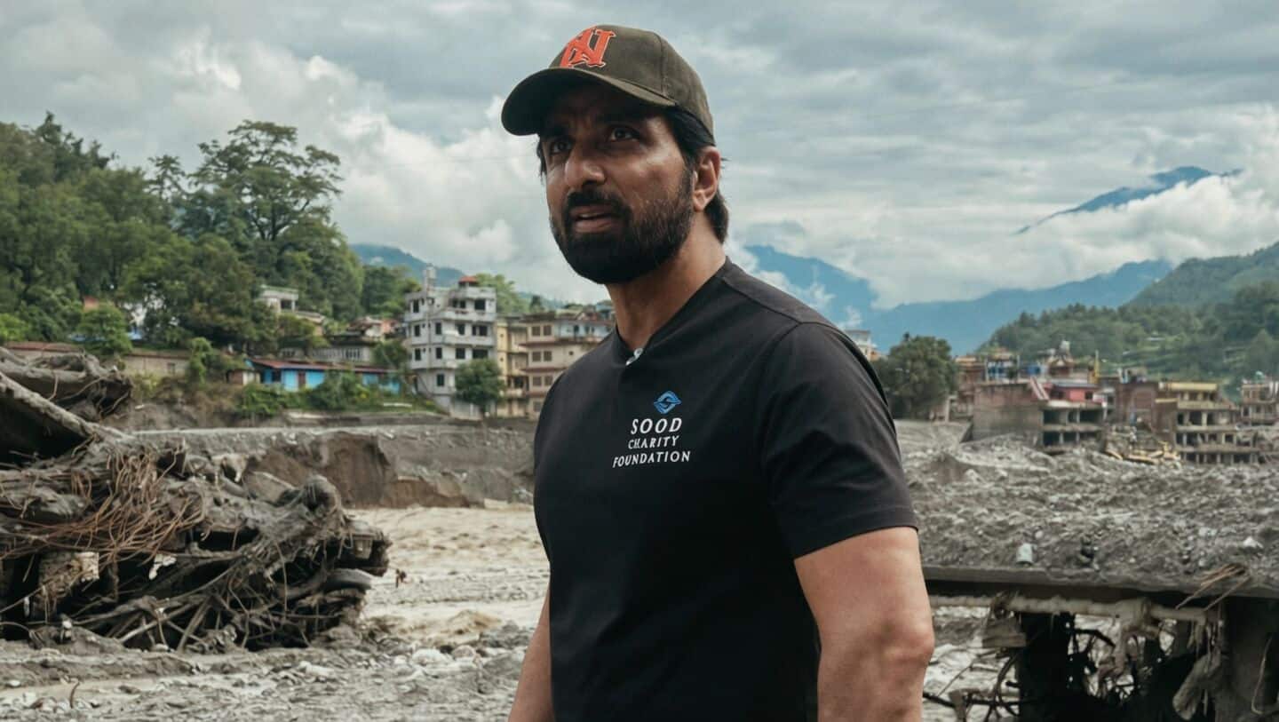 Sonu Sood reaches flood-hit Nepal, says, 'situation not good'