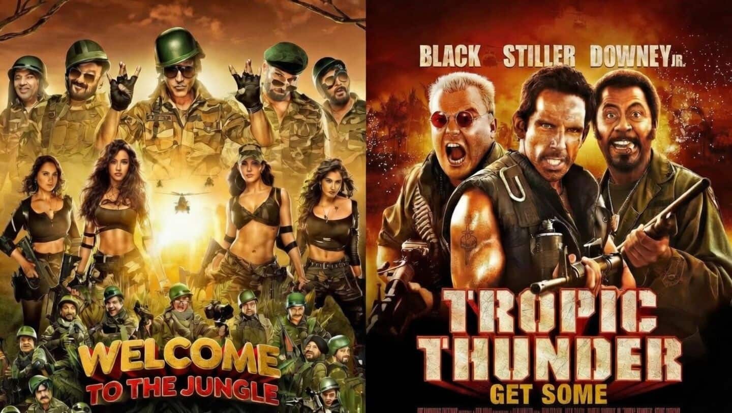 Is 'Welcome 3' similar to Ben Stiller's 'Tropic Thunder'?