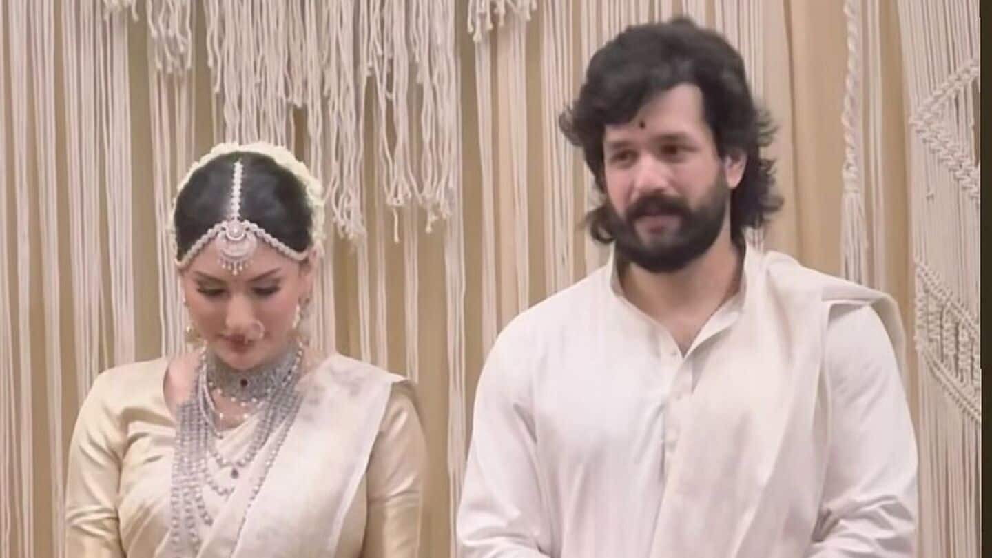 Akhil Akkineni marries Zainab Ravdjee; first pictures are out Akhil Akkineni marries Zainab Ravdjee; first pictures are out