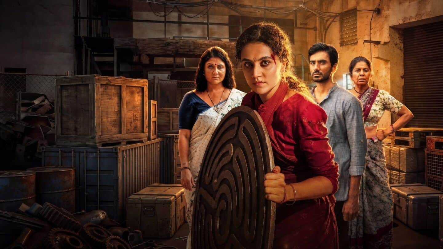 What's the copyright controversy surrounding Taapsee Pannu's 'Gandhari'?