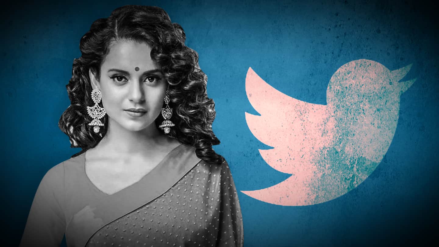 Kangana Ranaut's Twitter handle gets permanently suspended, actress responds