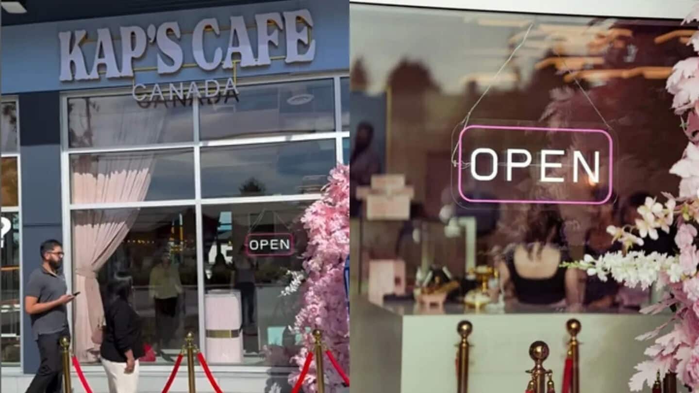 Shots fired at Kapil Sharma's Canada cafe; Khalistani operative involved Shots fired at Kapil Sharma's Canada cafe; Khalistani operative involved