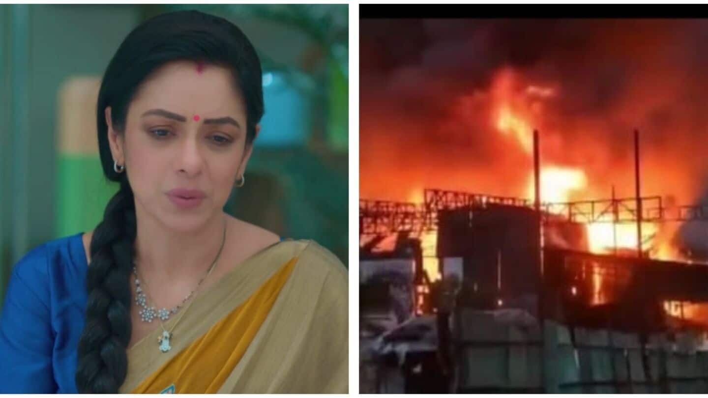Grateful: Rupali Ganguly pens emotional note after 'Anupamaa' set fire Grateful: Rupali Ganguly pens emotional note after 'Anupamaa' set fire