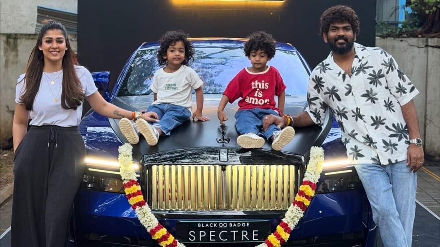 Vignesh Shivan gifts wife Nayanthara Rolls-Royce Spectre for her birthday