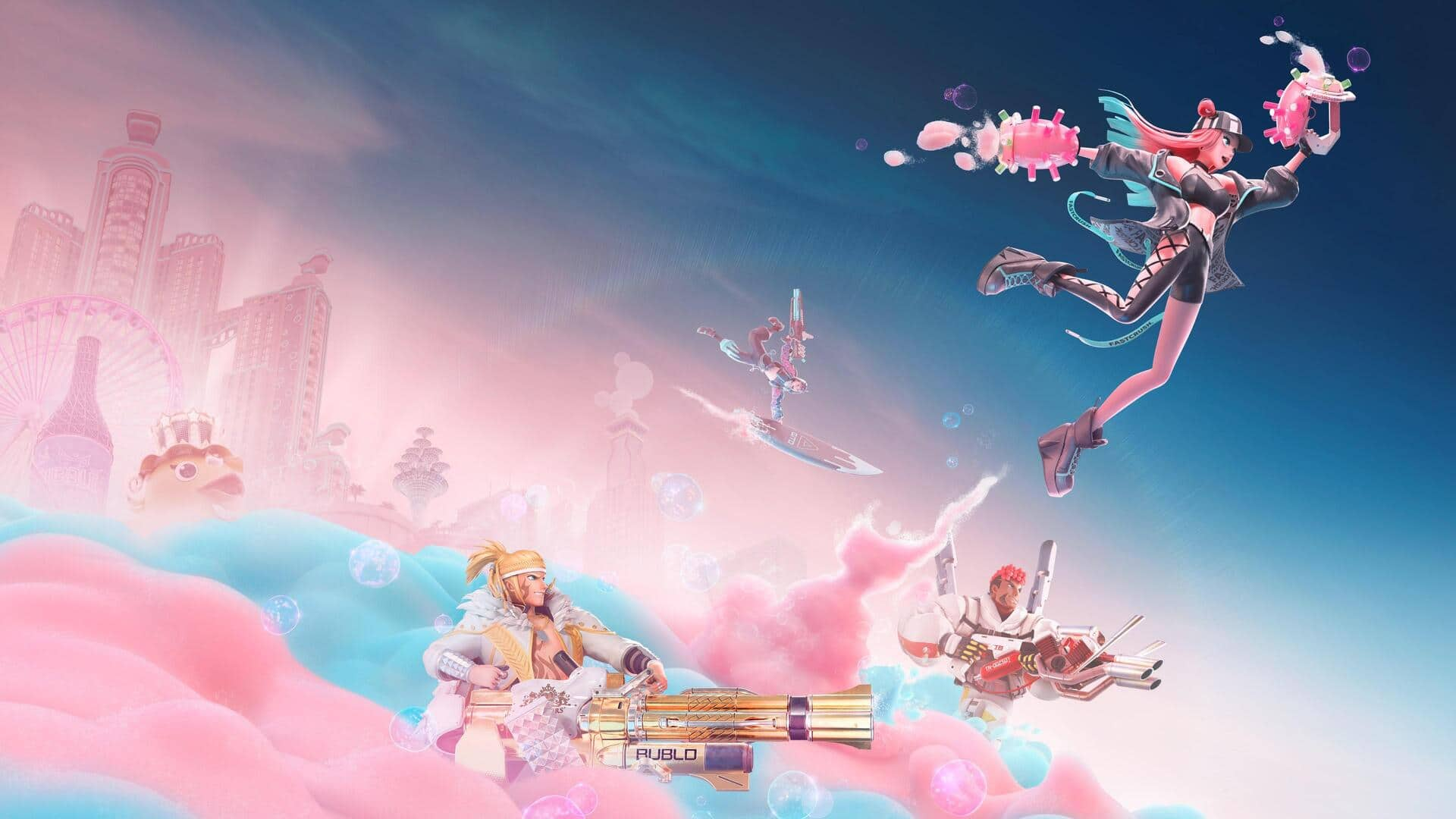 Foamstars, Square Enix's multiplayer shooter, is now free to play