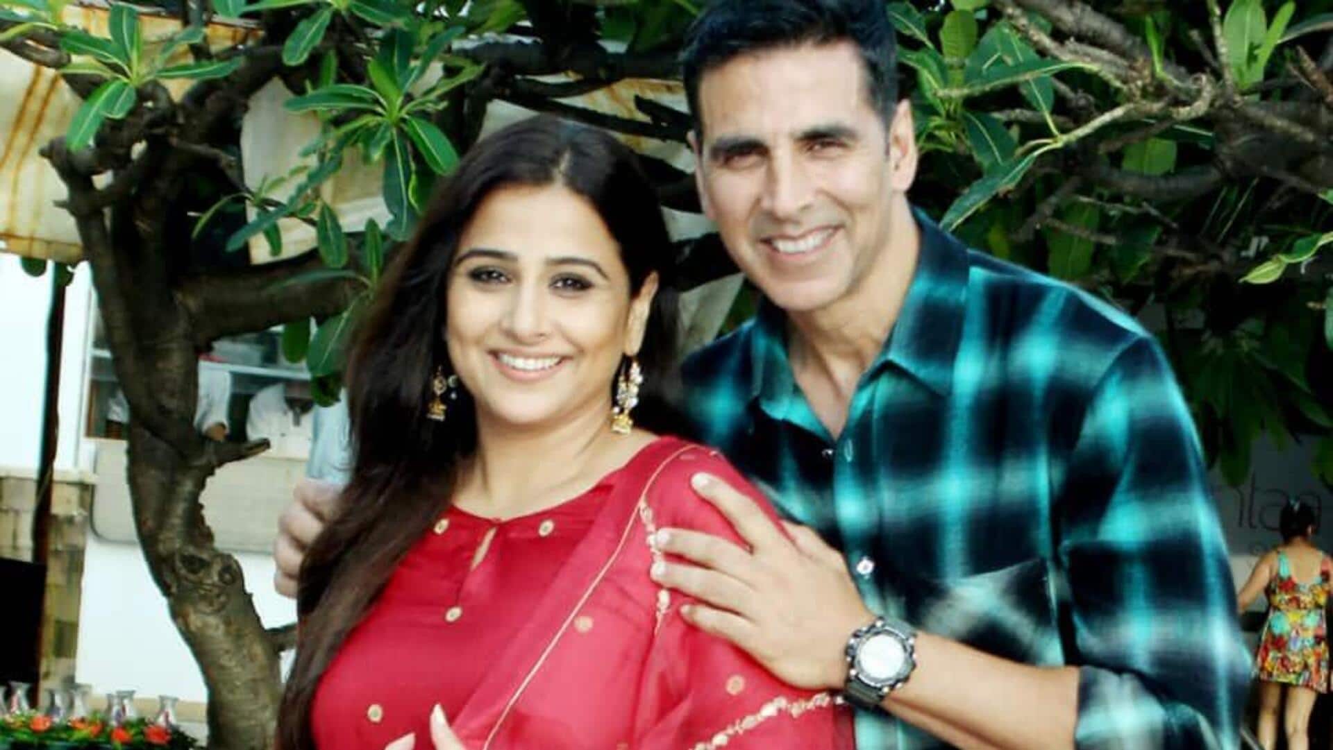 Akshay to shoot special Holi song with Vidya Balan soon