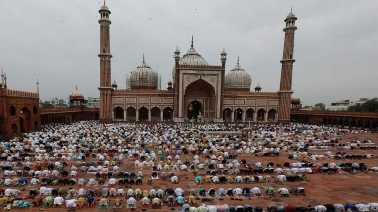 Delhi: People celebrate Eid-ul-Adha, offer namaz at homes amid pandemic