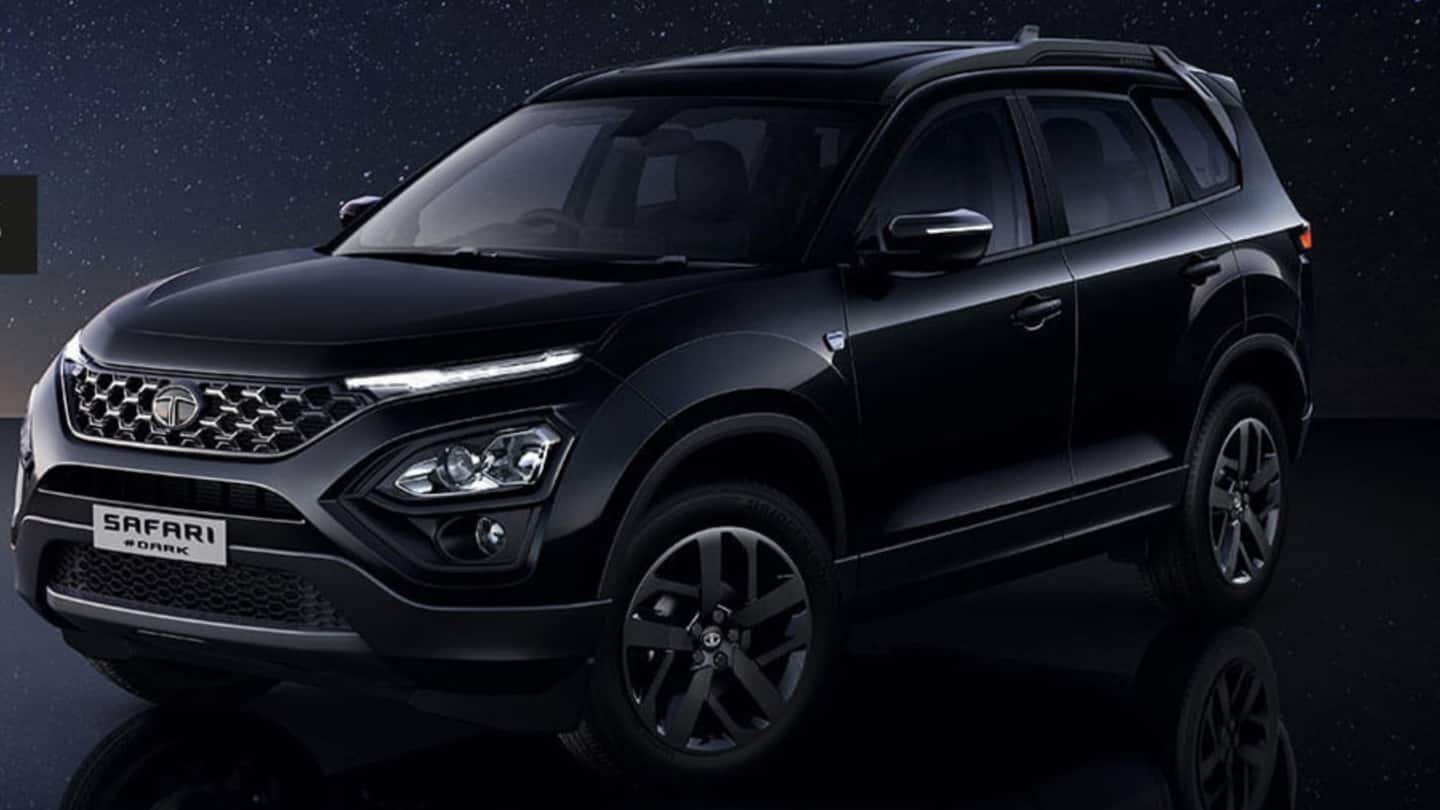 Tata Motors launches new Safari Dark range of premium midsize SUV - The Harrier and India's best selling passenger electric car - The Nexon EV - Strong line-up