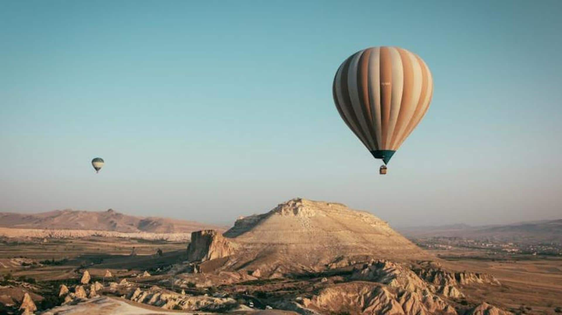 Soaring over fairy chimneys: Hot air balloon rides in Cappadocia