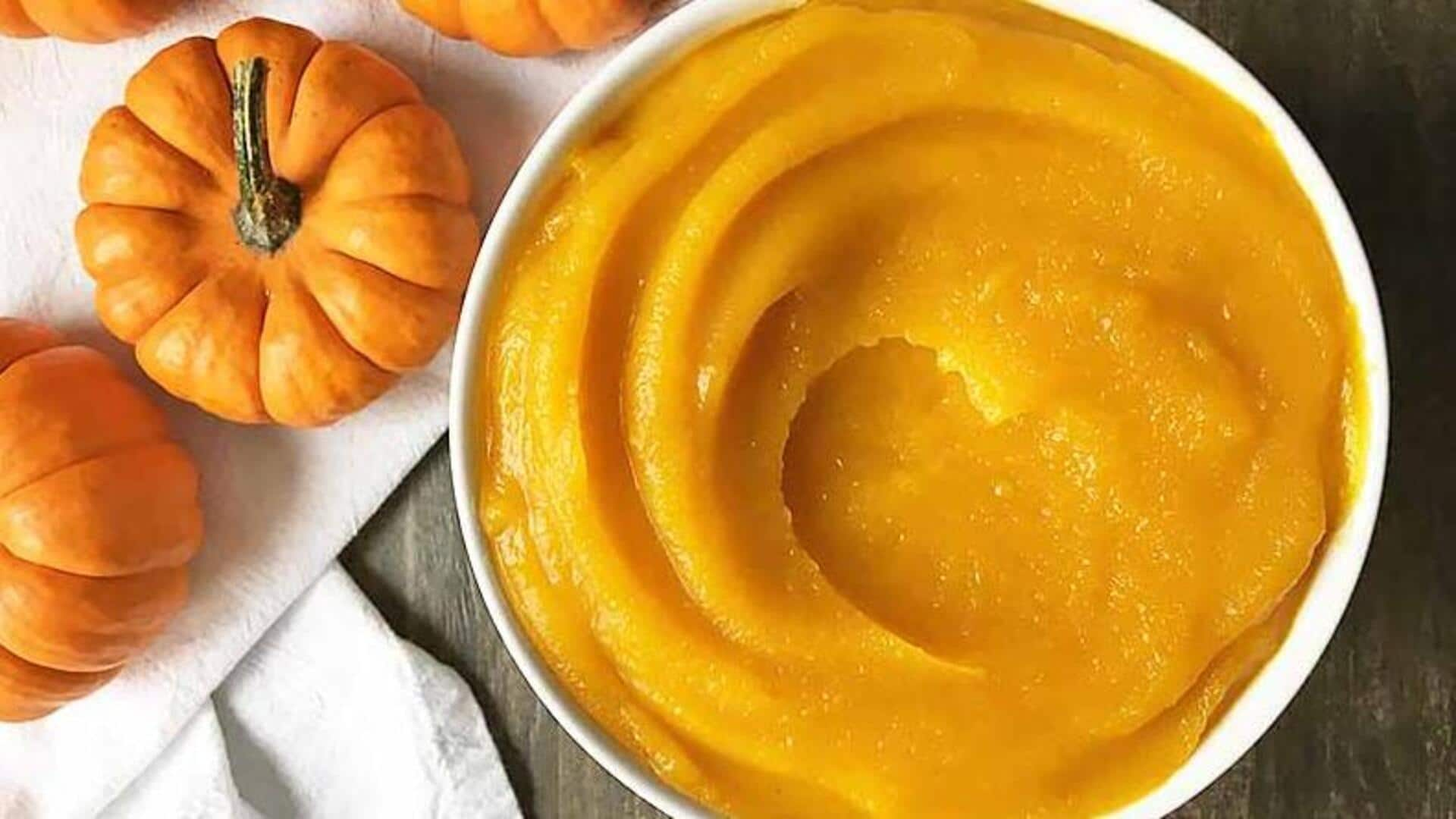 Sensational spreads with pumpkin puree