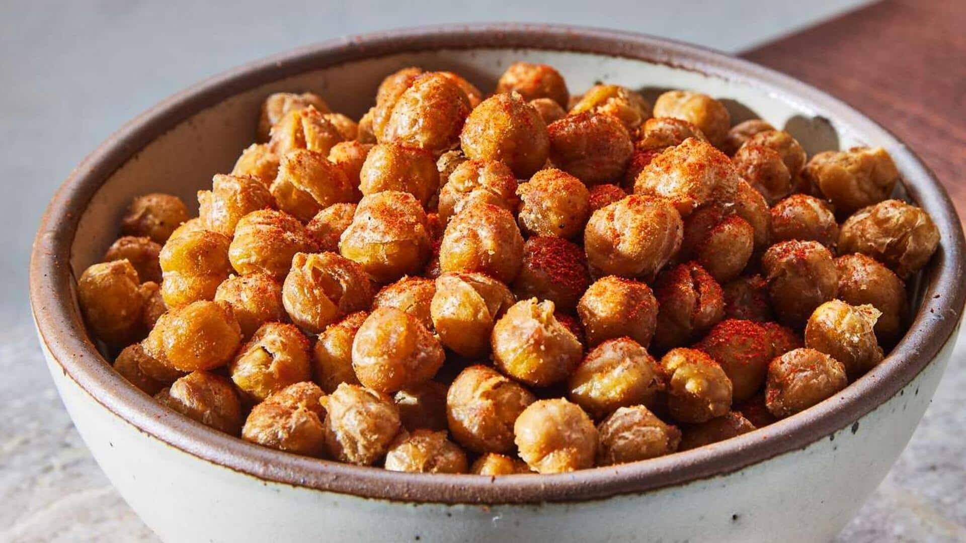 Roasted chickpeas: A healthy snack alternative Roasted chickpeas: A healthy snack alternative