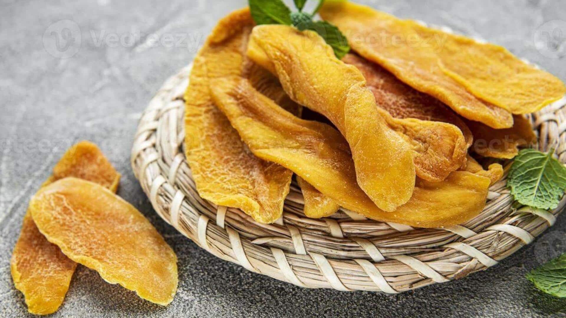 Swap marshmallows with chewy dried mango strips Swap marshmallows with chewy dried mango strips