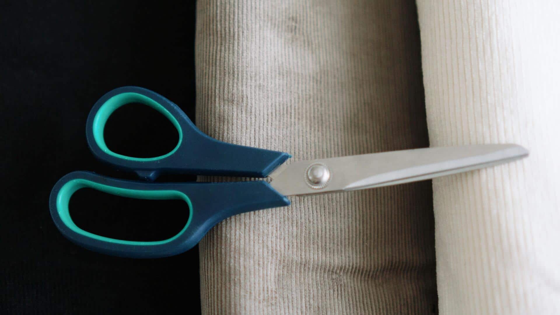Sharpen your fabric scissors with these simple tricks