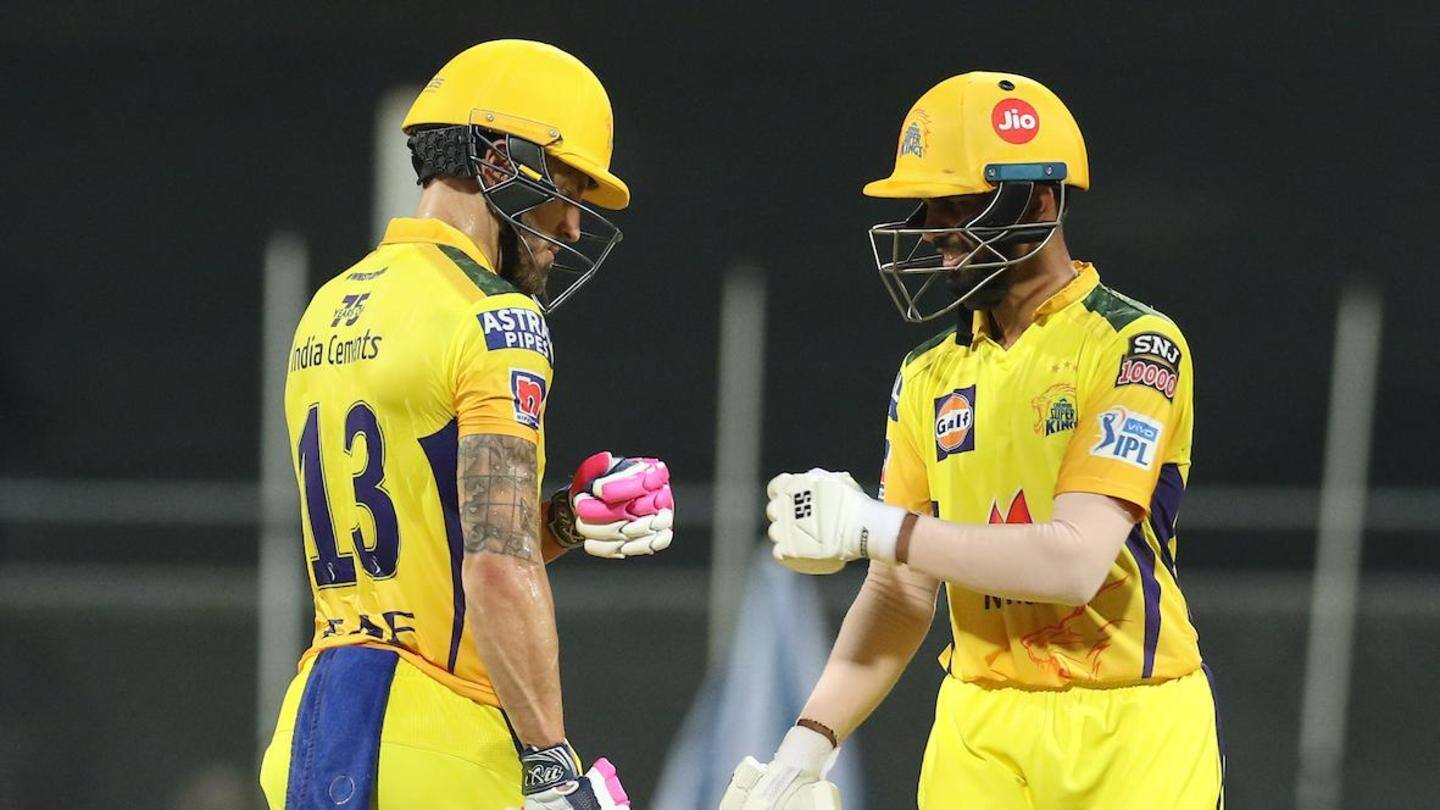 IPL 2021: Chennai post 220/3 against Kolkata at the Wankhede